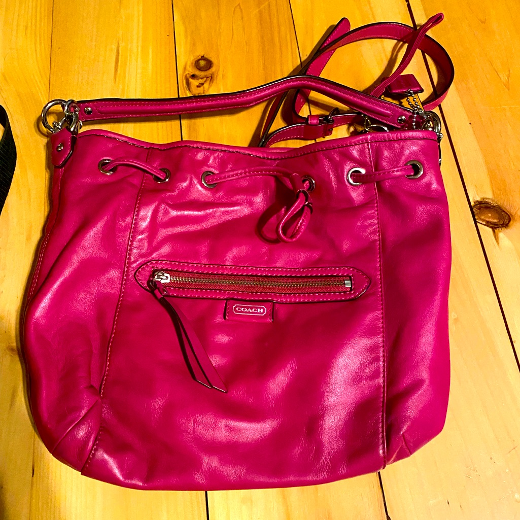 Coach Magenta Large Purse